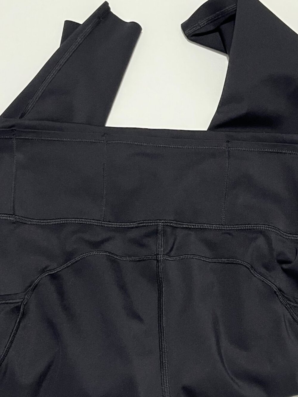 Lululemon Womens Fast Free Crop 19" Leggings LW6AS5S Black 6 Nulux Fitness Gym - Picture 5 of 6